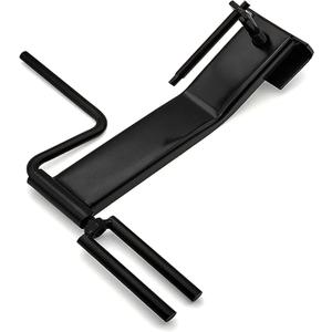 Cargo Tie-Downs Strap Winder, Black Powder Coated Steel, Roll-up Flatbed Trailer Winch Straps up to 4" Wide, Used in Trailers, Trucks, Warehouses, Docks, Vans