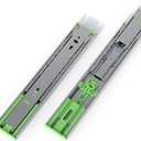 FivePears 6 Pairs 10 Inch Heavy Duty Soft Close Drawer Slides, 150 Lb Load Capacity Full Extension Ball Bearing Side Mount Drawer Runner, Rv Tool Box Kitchen Cabinet Drawer Self Closing Glide Rails