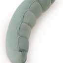 Peallow(Pat. Pend)  Long Round Body Pillow for Adults, Bolster Pillow for Sleeping, Soft and Supportive Pillow for Sleeping & Lumbar Support (29.5", Willow Green)