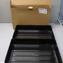 Staples TRU RED Side Load Stackable Plastic Legal Tray, Blk