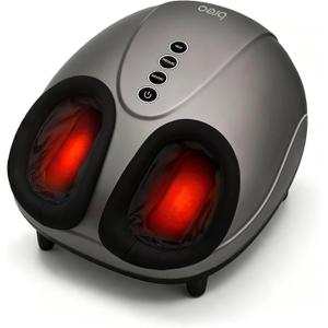 Breo Foot Massager with Heat, 360°Deep Kneading,Pain Relief