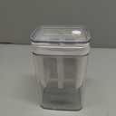 Yogurt Strainer1.16QT/0.29GAL Total & 0.55QT/0.1375GAL Filter, Greek Yogurt Strainer Yogurt Press, BPA-Free PP Strainer for Whey Separation & Greek Yogurt Maker(Total1.16QT) (1.16Quarts-White)