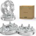 4pcs 20mm Hubcentric Wheel Spacers 5x4.5 (67.1mm CB) 12x1.5 Stud Compatible with Genesis Tiburon Veloster Optima Soul Mazda 3 5 CX-7 Miata MX-6 RX-7 RX-8 Protege Compass Patriot Evo8 9 10 Eclipse (Silver)