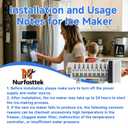 Upgraded WPW10300022 Refrigerator Ice Maker, Stable and Efficient Ice-making Performance, Compatible with Whirlpool Maytag Amana Kenmore Refrigerators, Replaces D7824706Q, 10549201, 10563707, 10563708