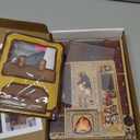 Fsolis Book Nook Kit Cat DIY Miniature Dollhouse Kit, 3D Wooden Puzzles for Adults, 108 Pieces, Bookshelf Decor Mini Building House, Gift for Readers Book Lovers (Count Cat's Study)