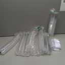 320-Pack Dessert Cups with Spoons 5 oz Mini Plastic Dessert Cups for Party Yogurt Parfait Jello Fruit Appetizer Cocktail Small Clear Reusable Square and Round Goblet-Shaped Dessert Bowls Shot Glasses