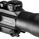 Barska 30mm Red Dot Sight  1x Magnification, 5 MOA Reticle, Adjustable Brightness, Unlimited Eye Relief, Weaver Mount, Anti-Reflective Coating (Black)
