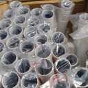 Room Divider, Tension Curtain Rod No Drilling,4-10ft(H) 28-140inch(W) Wall Divider for Room Separation, Heavy Duty Room Partition Separator, Adjustable Folding Privacy Screens,White