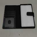 FUNMIKO for Samsung Galaxy S25 Ultra Case Wallet,Detachable Flip Folio Leather Cover,RFID Blocking 4 Card Slots Holder,Kickstand Function,Protective Phone Shell for Men Women Girls,Black