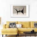 LaVie Home 20 x 30 Poster Frame White, Display Pictures 18x24 with Mat or 20x30 Without Mat, Stable and Sturdy Picture Frame and Polished Plexiglass, Horizontal and Vertical Format of The Wall1 Pack