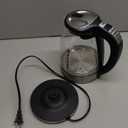 1500W Electric Kettle with Temperature Control - 6-Temp Presets for Tea/Coffee, Double Wall Cool-Touch, 4H Keep Warm, 1.7L Borosilicate Glass & BPA-Free, Fast Boil for Home/Office