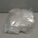 AmazerBath 48x72 Shower Curtain Stall, Small Shower Curtain for Shower Stall, Clear Bathroom Curtain Plastic, Thick PEVA Bathroom Accessories with 2 Clear Weighted Stones and 8 Grommet Holes