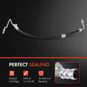 A-Premium Power Steering Pressure Hose Line Assembly Compatible with Audi A4 2009-2012, A4 Quattro 2009-2010, A5 Quattro 2010, L4 2.0L, with O-ring & Washer, Pump To Rack