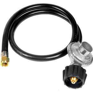 Gas Grill Regulator and Hose,Propane Hose with Regulator Replacement for Weber, Blackstone, Nexgrill, Fire Pit, Most LP Gas Grills (3ft)
