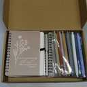 20 Pcs Christian Gift Prayer Spiral Journal with Ballpoint Pen Christian Easter Gift for Church Pastor Clergy Appreciation Sunday School Teacher Team Employee Notebook (Boho Color)