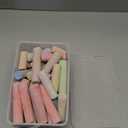 Sidewalk Chalk 52 PCS, Washable & Non-Toxic, 10 Colors Jumbo Chalk Bulk for Chalkboard, Blackboard, Driveway, Playgroud, Outdoor Actitvities