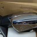 Right Passenger Side Door Mirror Compatible With 2013-2018 Ram 1500 2500 3500 With Power Folding Power Glass Heated Turn Signal Puddle Lights Chrome Replace#68096196AF(9+2Pins), R-11Pins