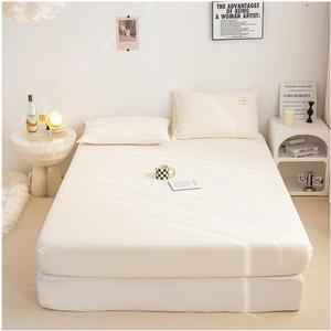 OBONG Luxury Fitted Bed Sheet 100% Cotton Premium Super Soft Adjustable Bedspread with No-Pop Off Elastic Bottom Sheets (Color : E, Size : California King)
