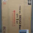 Yaheetech 42 inch Double Door Dog Crate w/Divider for Puppy to Adult XL Collapsible Metal Crate with Removable Tray Wire Dog Kennel for Large Dogs Portable Travel Cage, Black