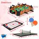 Hockey Table, Mini Table Games for Kids, Arcade Game for Boys & Girls, Great Gift fro Children Ages 3+