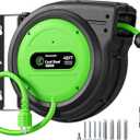DEWENWILS 20 Amp Extension Cord Reel 40FT, ETL Listed, Green
