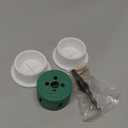 TV Wire Hider Kit for Wall Mount TV, White in Wall Cable Management Kit, Includes 2 Pass Throughs and Hole Saw Drill Attachment for Easy Install