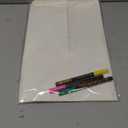 JJPRO Non-Magnetic Dry Erase Chore Chart for Fridge, 8.5"x13" Clear Reusable Chore Board, Dry Erase Chore Chart for Refrigerator,Cabinet,Wall&Glass, All Smooth Surfaces