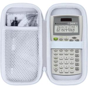 Case Compatible with Texas Instruments TI-30XIIS TI-30XS TI-30Xa TI-36X Pro Scientific Calculator (Case Only) - White Case Compatible with Texas Instruments TI-30XIIS TI-30XS TI-30Xa TI-36X Pro Scientific Calculator (Case Only) - White