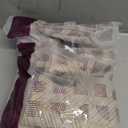 jinchan Taupe Printed Curtains 84 Inch Length 2 Panels Modern Jacquard Curtains with Herringbone Geometric Zigzag Pattern Room Darkening Drapes for Living Room Bedroom Grommet Top Window Treatments