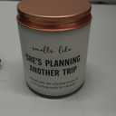 Best Travel Gifts for Women, Funny Gift for People Who Like Travel Hiking - Unique International Traveler Planner Vacation Retirement Present Candle