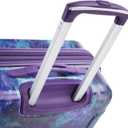 American Tourister Moonlight Hardside Expandable Luggage with Spinner Wheels, Cosmos, Checked-Medium 24-Inch