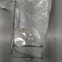 Steel Upright Ladle Holder Square White Ceramic Bowl Spoon Rest Rack Cooking Utensil Holder