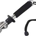Zacx Lip Gripper With Scales - Professional Fish Holder, Stainless Steel Grabber, 40 Pound Weight Scale Tool