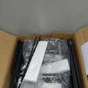 Furnulem Black Dresser with 5 Drawers, Vertical Storage Tower Fabric Dresser for Bedroom, Hallway, Entryway, Nursery, Closet Organizer, Nightstand Bedside Table Furniture, Sturdy Steel Frame, Wood Top, 11.5"D x 16.1"W x 43.3"H