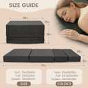 6 inch Twin Foldable Mattress,Memory Foam Foldable Mattress