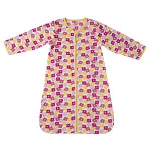DaysU Micro Fleece Baby Sleep Sack 1.5 TOG, Long Sleeves Baby Wearable Blanket 12-18 Months with 2-Way Zipper, Unisex Girls Warm Sleeping Bag for Infant, Floral (Large)