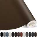 Kangshoon Leather Repair Patches, 35X79 Inch Self-Adhesive Leather Repair Tape, Stretch Vinyl Repair Kit for Couch Furniture Sofas Car Seats (Coffee, 35X79 Inch)