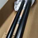 KAMANINA 1 Inch Double Curtain Rod for Windows 72 to 144 Inches (6-12 Feet), Black Heavy Duty Drapery Rod, Adjustable Double Rods with End Caps, Fewer Rods, Faster Setup