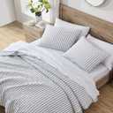 Stone Cottage | Willow Way Collection | Quilt Set - 100% Cotton, Ultra-Soft & Reversible Bedding with Matching Sham, Pre-Washed for Extra Comfort, Twin, Grey