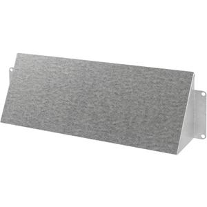 10" x 3" Galvanized Steel Vent Cover - Duct Exhaust/Inlet Rain Deflector - Weatherproof Guard for Open Ventilation Systems - Indoor/Outdoor Vent Hood - Air Vent Grille Protection Roof