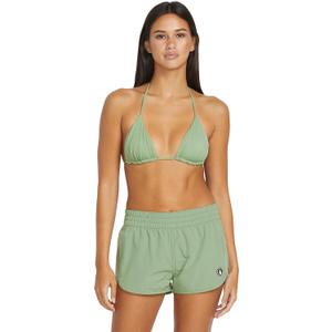 Volcom Women's Standard Simply Solid 2-inch Swim Surf Boardshort (Medium)
