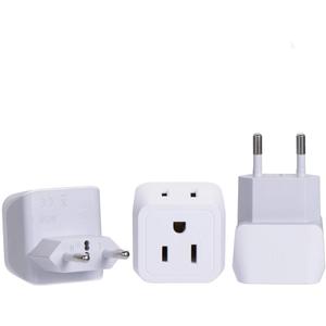Ceptics Turkey, Egypt, Iceland Travel Adapter Plug - Type C - Europe - 2 In 1 - Light Weight - Perfect for Cell Phones, Chargers, Cameras and More