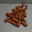Extra Large 18 Pcs Perm Rods, Jumbo Size 3.25in/8.25cm Hair Rollers for Natural & Long Hair, Cold Wave Rods for Curling & Perming, Home Hairdressing Tools, Brown
