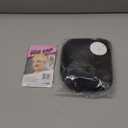 Black Mixed Brown Wig for Black Women 14 Inch Short Wavy Hair Wigs Curly Bob Wig with Bangs Wigs Shoulder Length Wigs for Black Women Bob Style Synthetic Heat Resistant