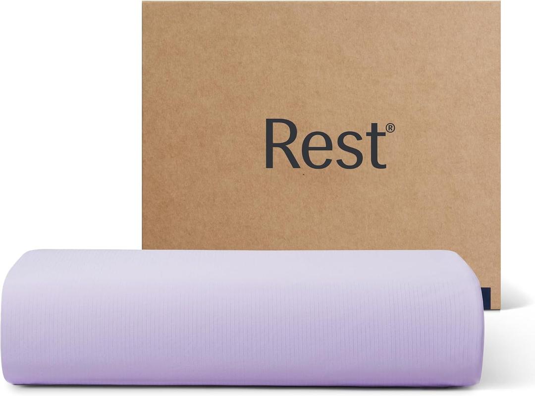 REST Evercool+ Top Sheet, Full/Queen Size, Lavender Breeze, 93"X108" (1 Flat Sheet only)