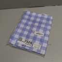 Romanstile Rectangle Vinyl Tablecloth, 100% Waterproof Buffalo Gingham Plastic Table Cloth, Heavy Duty Wipeable Checkered Table Covers for Outdoor, Camping, Picnic, Patio - 54 x 78, Light Blue