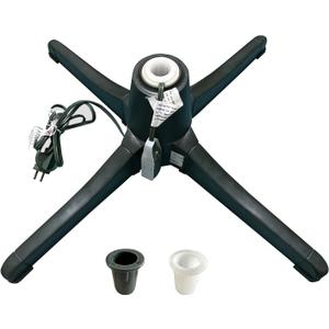 Rotating Christmas Tree Stand, 360-Degree Rotating Adjustable Tree Stand for up to 7.5ft Tall and 80lbs Rotating Christmas Tree Stand with Adjustable Remote Control (with Remote Control)