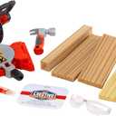 Little Tikes Creative Construction Power Cuts Set with 6 Accessories, Pretend Play Construction Set, for Boys and Girls Ages 3+ Years