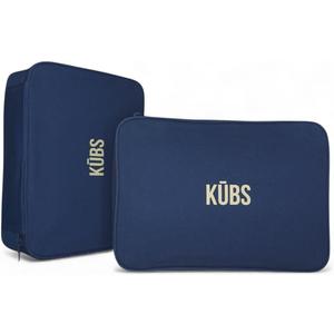 KUBS - Cotton Packing Cubes - Set of 2 - Navy