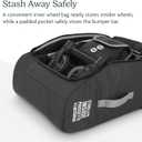 UPPAbaby Travel Bag for all Minu Stroller Models Backpack Style with Inner Wheel Bag + Storage Pocket - Durable Design with TravelSafe Protection